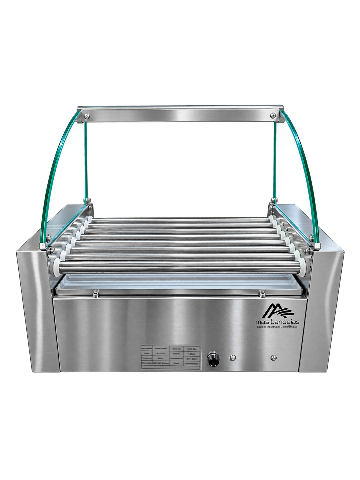 ASADOR DE SALCHICHAS PARA HOT DOG DE 9 RODILLOS CON CALENTADOR - Image 4