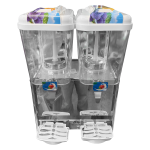 DISPENSADOR DE JUGOS DE 2 TANQUES DE 18 LITROS